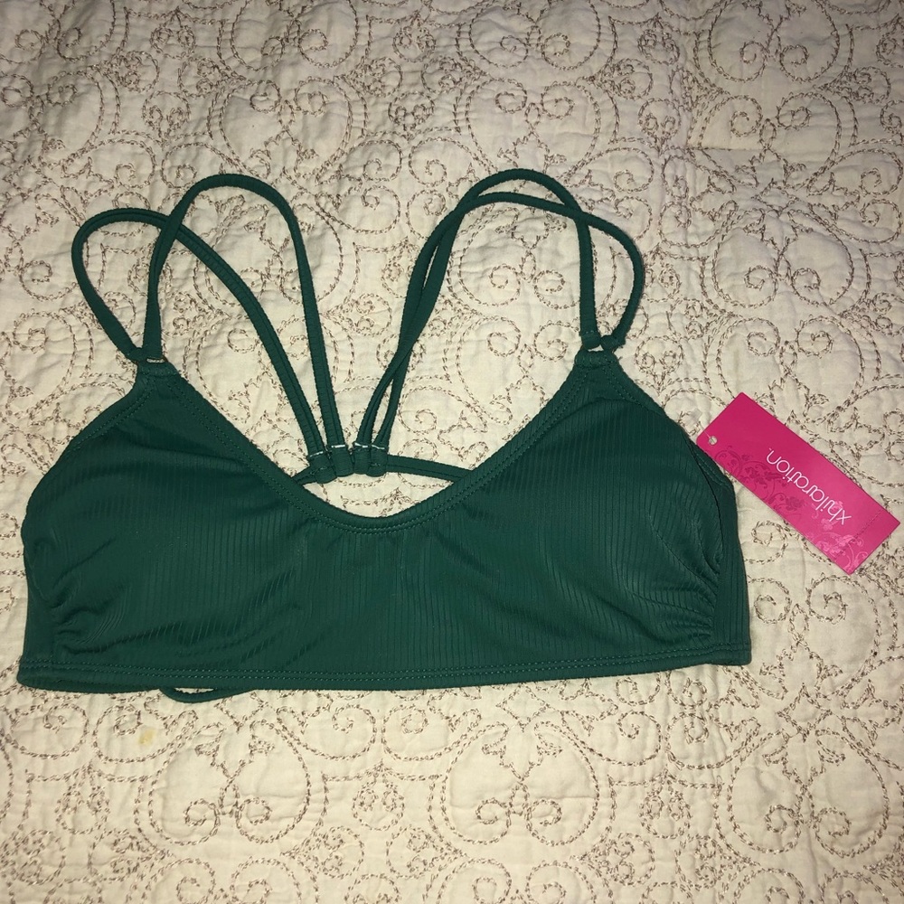 Never Worn Green Swim Top